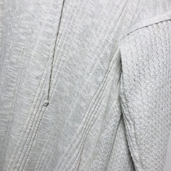 SUNDAY Linen Blend Mix Knit Hoodie Pullover Sweatshirt Size 2X - Picture 7 of 7